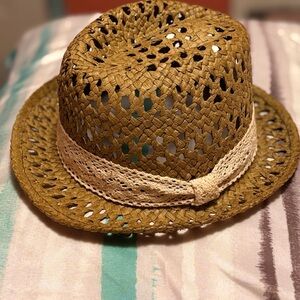 Stylish Tan Woven Women's Hat